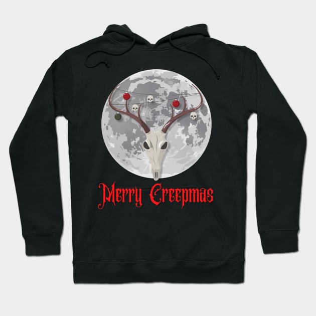 Merry Creepmas [red] Hoodie by Blended Designs